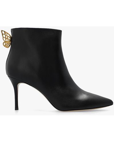 Sophia Webster ‘Mariposa’ Stiletto Ankle Boots - Black