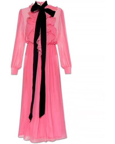 Gucci Silk Dress - Pink