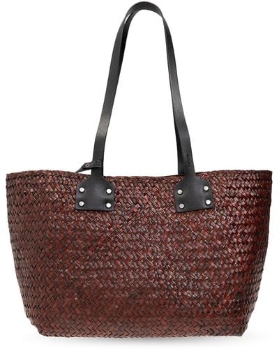 AllSaints 'mosley' Shopper Bag, - Brown
