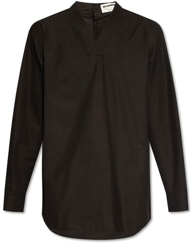 Jil Sander 'saturday Pm' Relaxed-fitting Shirt, - Black