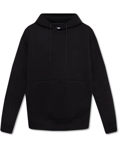 White Mountaineering Hoodie With Logo - Black