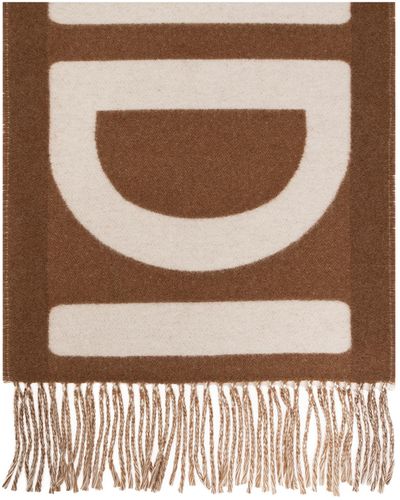 Fendi Wool Scarf - Brown