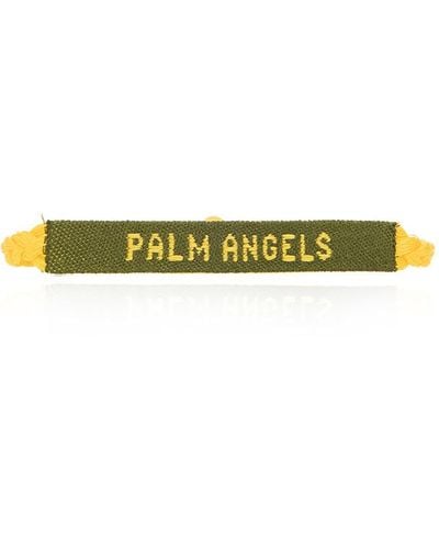 Palm Angels Bracelet With Logo - Green