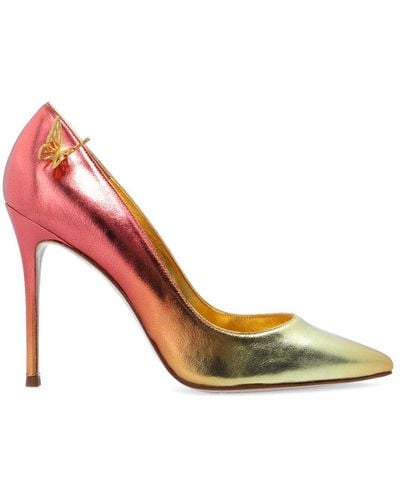 Sophia Webster 'mariposa' Stiletto Court Shoes - Red