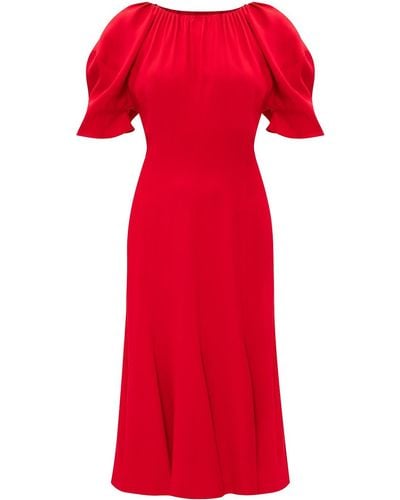 Marni Short Sleeve Dress Red