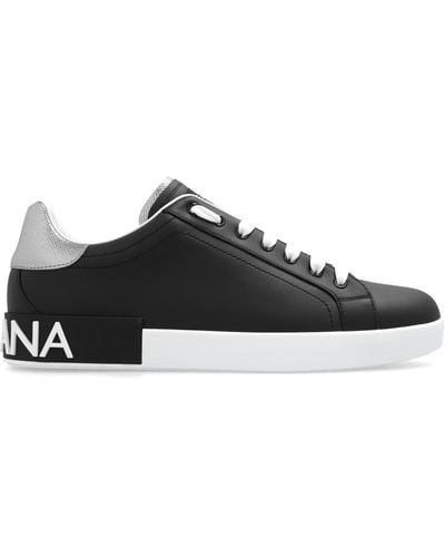 Dolce & Gabbana ‘Portofino’ Sneakers - Black