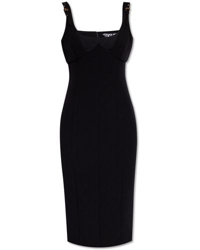 Versace Dress With Double Straps - Black