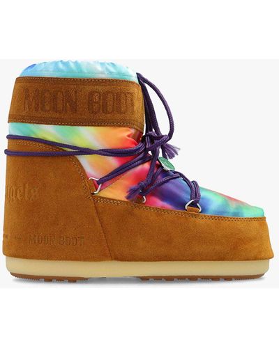 Palm Angels lace-up ankle boots - Brown