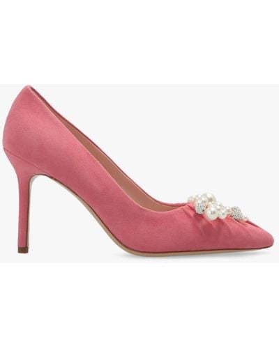 Kate Spade ‘Elodie’ Suede Stiletto Court Shoes - Pink