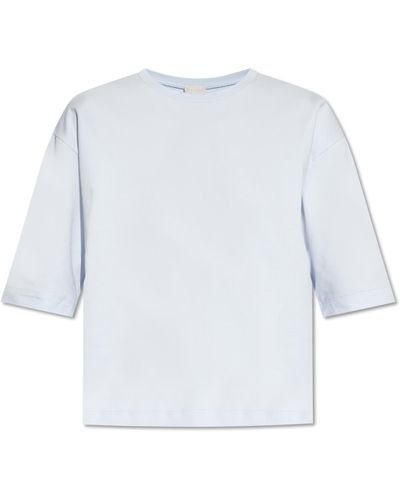 Hanro T-Shirt With Round Neckline, , Light - White