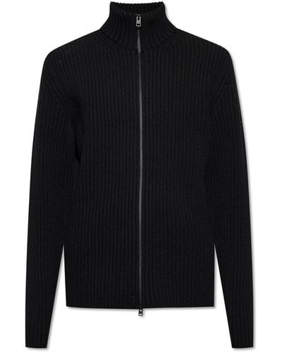Norse Projects Ribbed Cardigan - Black