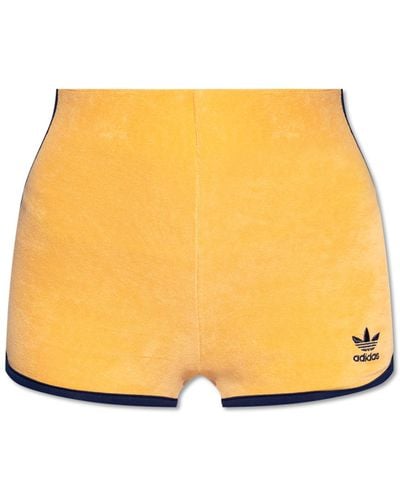 adidas Originals Shorts With Logo, - Yellow