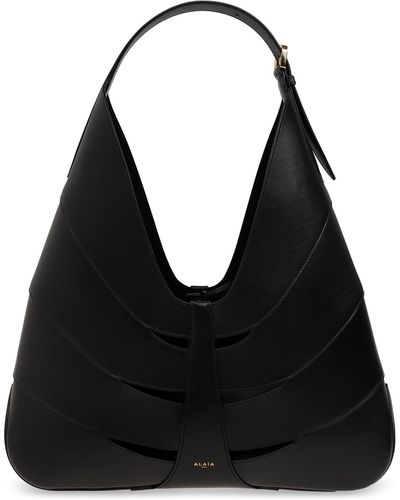 Alaïa 'delta' Hobo Shoulder Bag, - Black