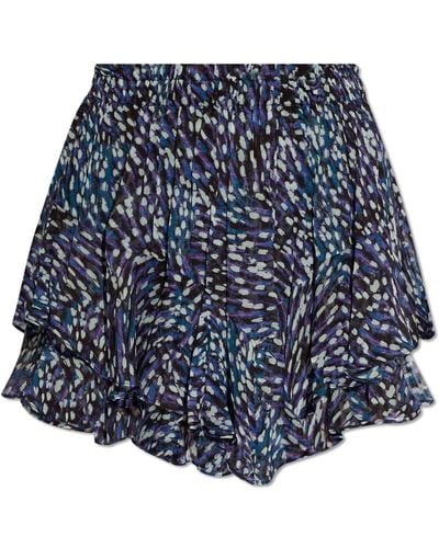 Isabel Marant 'sornel' Shorts, - Blue