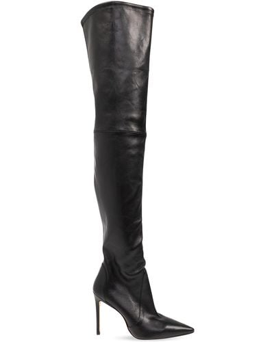 Stuart Weitzman ‘Ultrastuart’ Leather Heeled Boots - Black