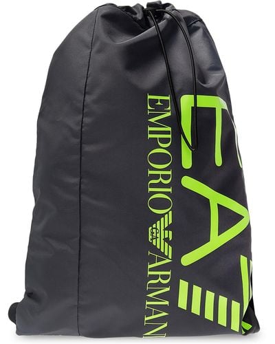 EA7 Logo Backpack - Green