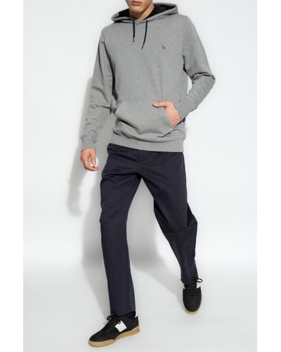 PS by Paul Smith Patched Hoodie, ' - Gray