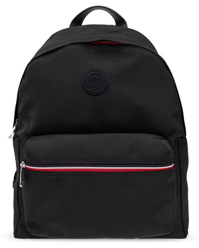 Moncler Backpack With Logo Patch - Black