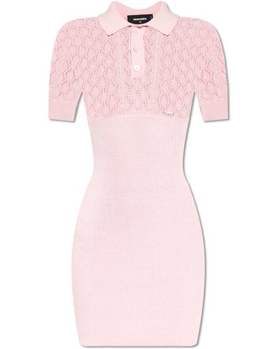 DSquared² Bodycon Dress, - Pink
