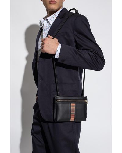 Paul Smith Shoulder Bag With Logo - Black