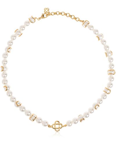 Casablancabrand Pearl Necklace, - White