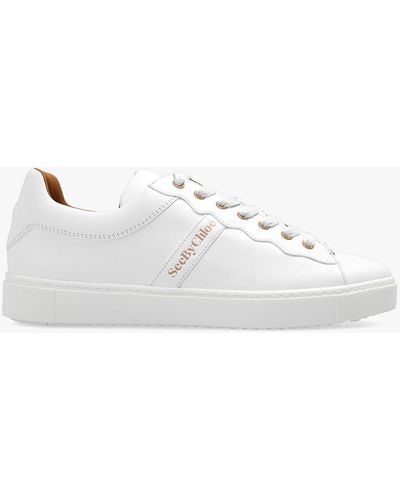 See By Chloé Essie Leather Sneakers - White