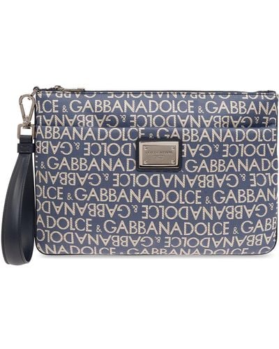 Dolce & Gabbana Monogrammed Handbag, - Grey