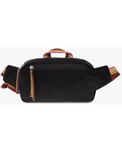 Lanvin Belt Bag With Logo - Black