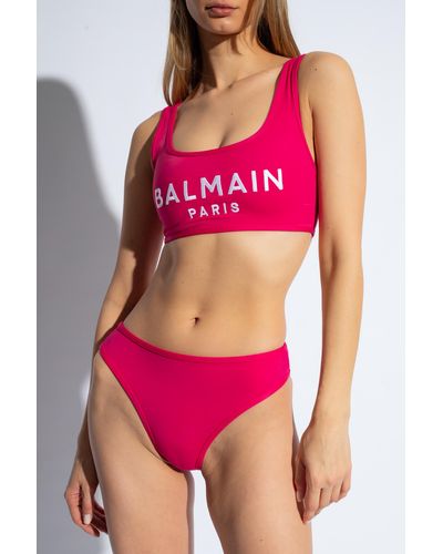 Balmain Two-Piece Swimsuit - Pink