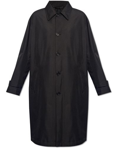 Dolce & Gabbana Coat With Pockets, - Black