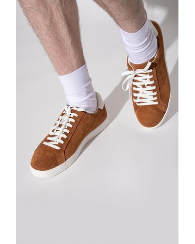 Palm Angels Leather Sneakers - Brown