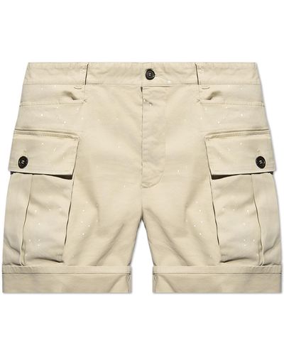 DSquared² 'cargo Marine' Shorts, - Natural