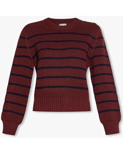 Bottega Veneta Burgundy Wool Sweater - Red