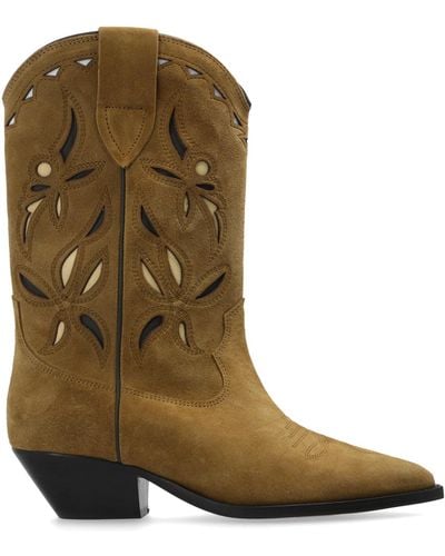 Isabel Marant Heeled Ankle Boots, - Brown