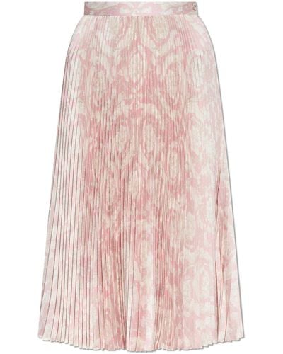 Versace Pleated Skirt - Pink