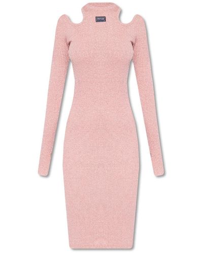 Versace Dress With Lurex Threads - Pink