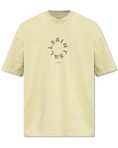 AllSaints T-shirt 'tierra', - Yellow