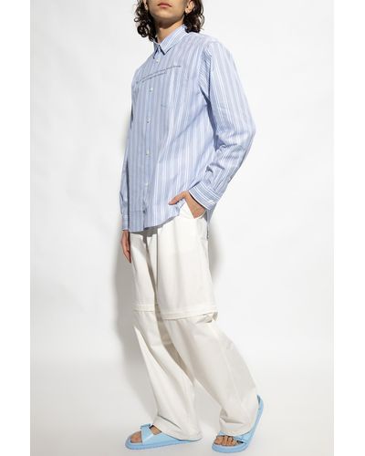 Undercover Striped Shirt - Blue