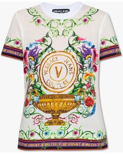 Versace Printed T-shirt - Gray