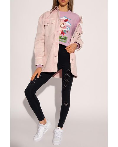 Stella McCartney Sweatshirt With Animal Motif - Pink