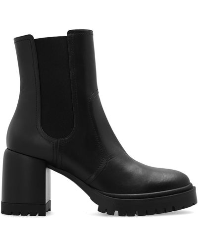 Casadei ‘Nancy’ Heeled Ankle Boots - Black