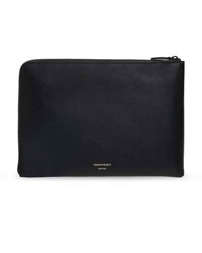 Common Projects Leather Clutch - Black
