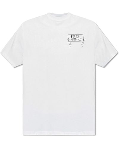Save The Duck Printed T-shirt, - White