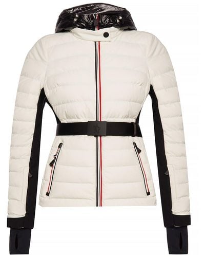 3 MONCLER GRENOBLE 'bruche' Quilted Down Jacket - White