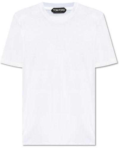 Tom Ford T-shirt With Logo, - White