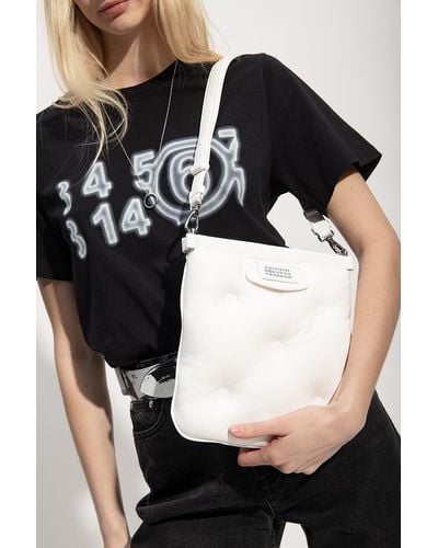 Maison Margiela 'glam Slam' Shoulder Bag, - White