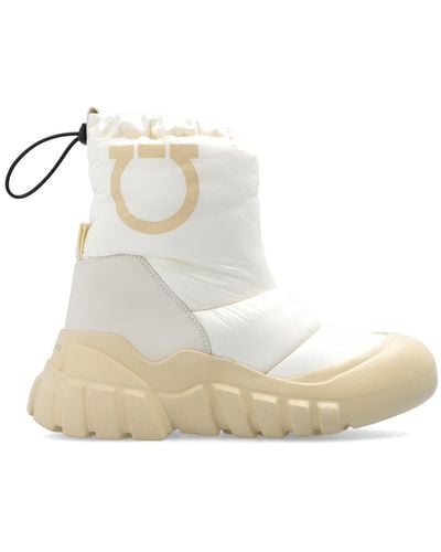 Ferragamo Ankle Boots - White
