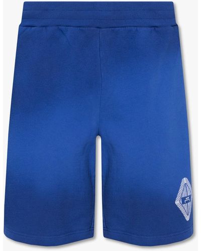 A_COLD_WALL* * Shorts With Logo, - Blue