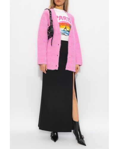 Balenciaga Oversize Sweater, - Pink