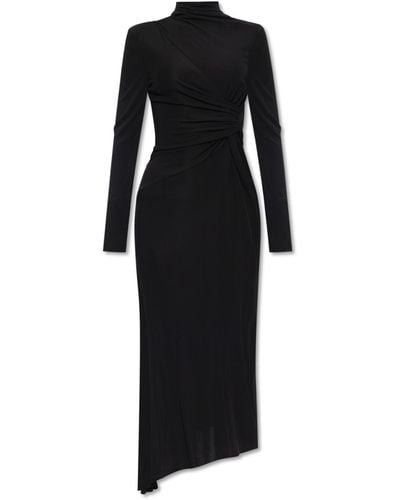 Victoria Beckham Gathered Bodycon Dress, - Black